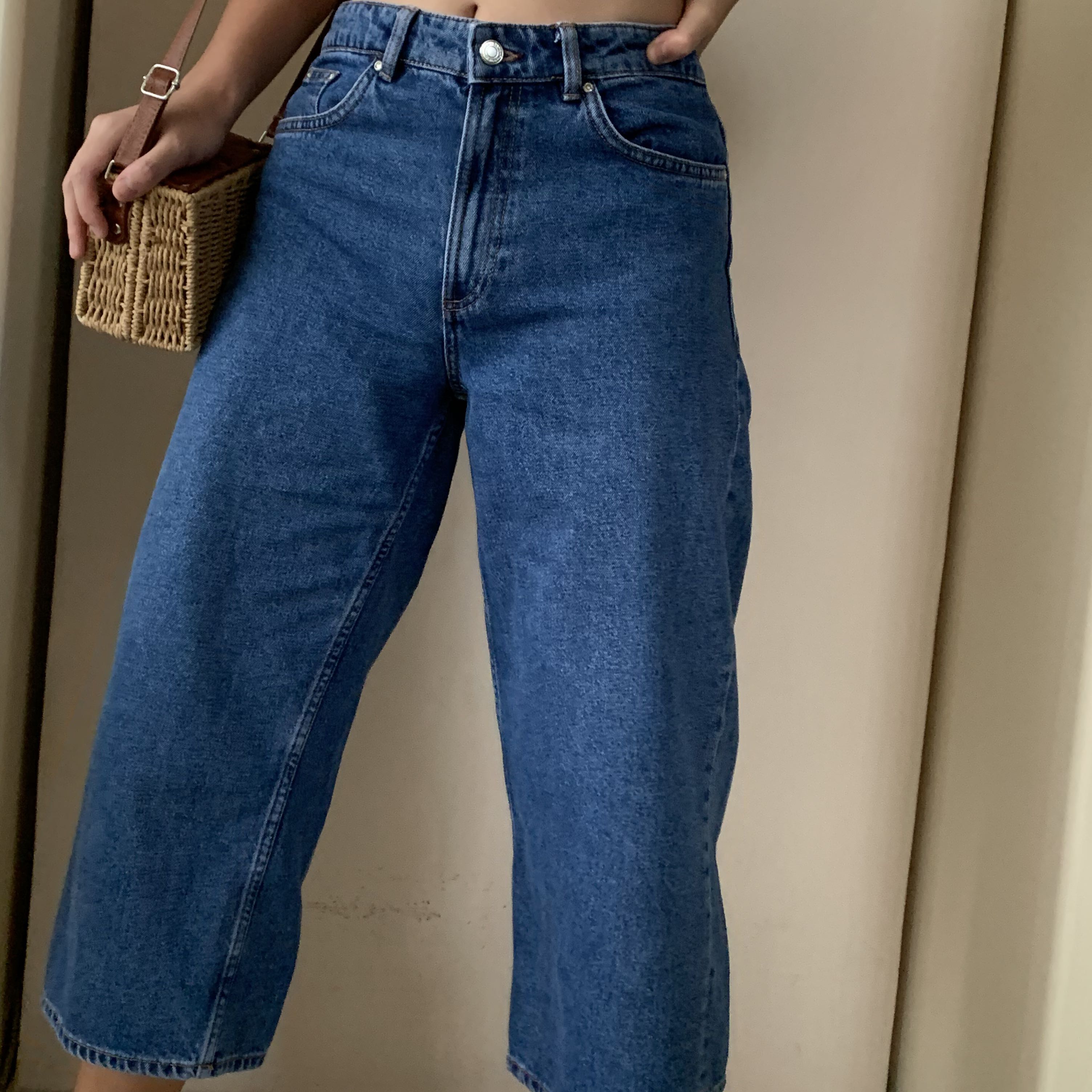 flare mom jeans