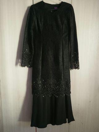 Baju Kurung Moden Hitam Muslimah Fashion Carousell Malaysia