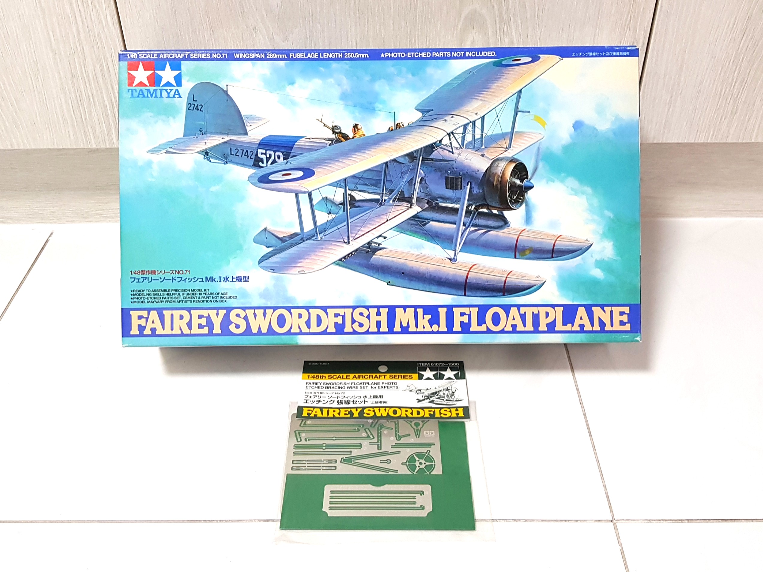 Tamiya 61071 Fairey Swordfish Mk.i Floatplane 1/48 Scale Kit for sale online 