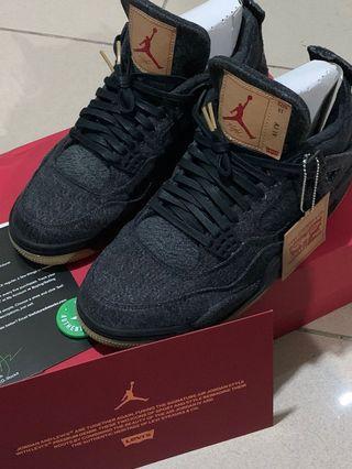 The Levi's x Air Jordan 4 Black Denim Drops In Less Than Three Weeks •  KicksOnFire.com
