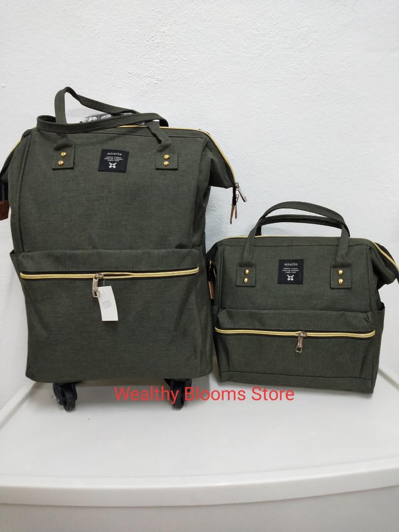 2in1 Anello Trolley Cabin Luggage Backpack, Luxury, Bags & Wallets on