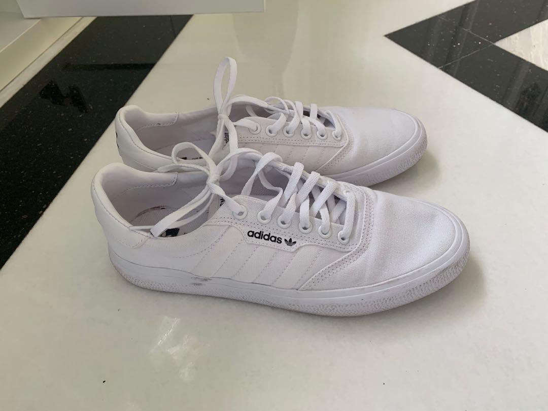 adidas originals white 3mc sneakers
