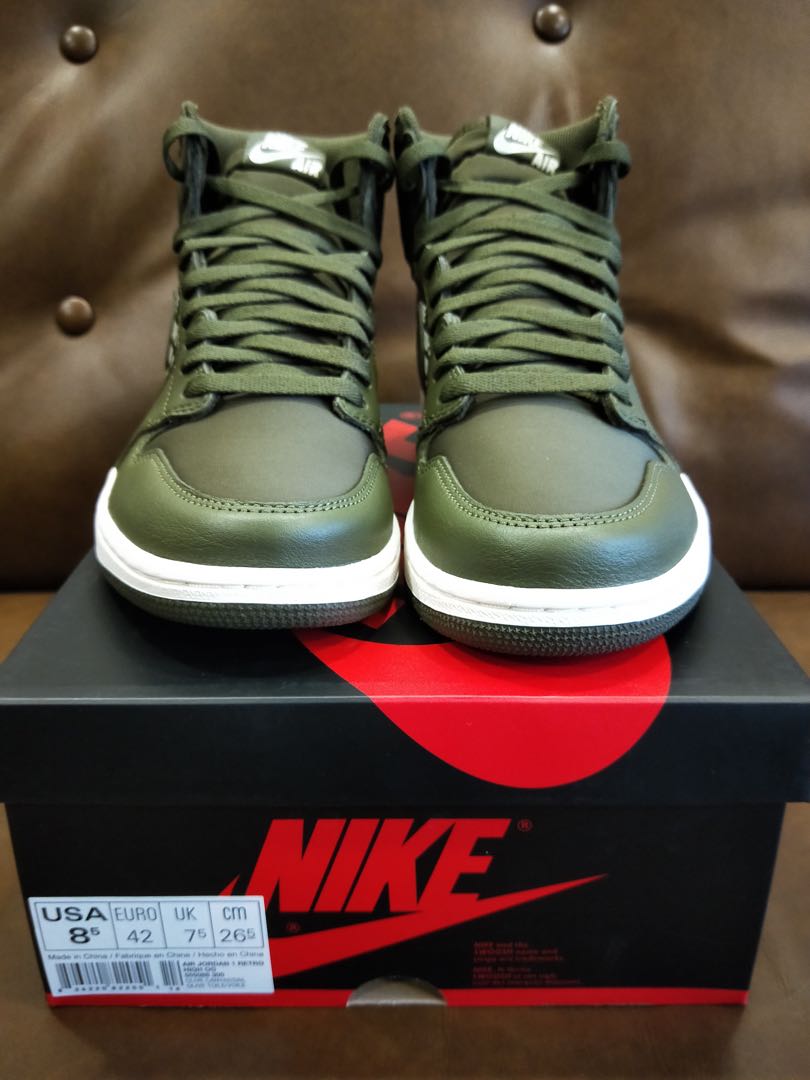 jordan retro olive green