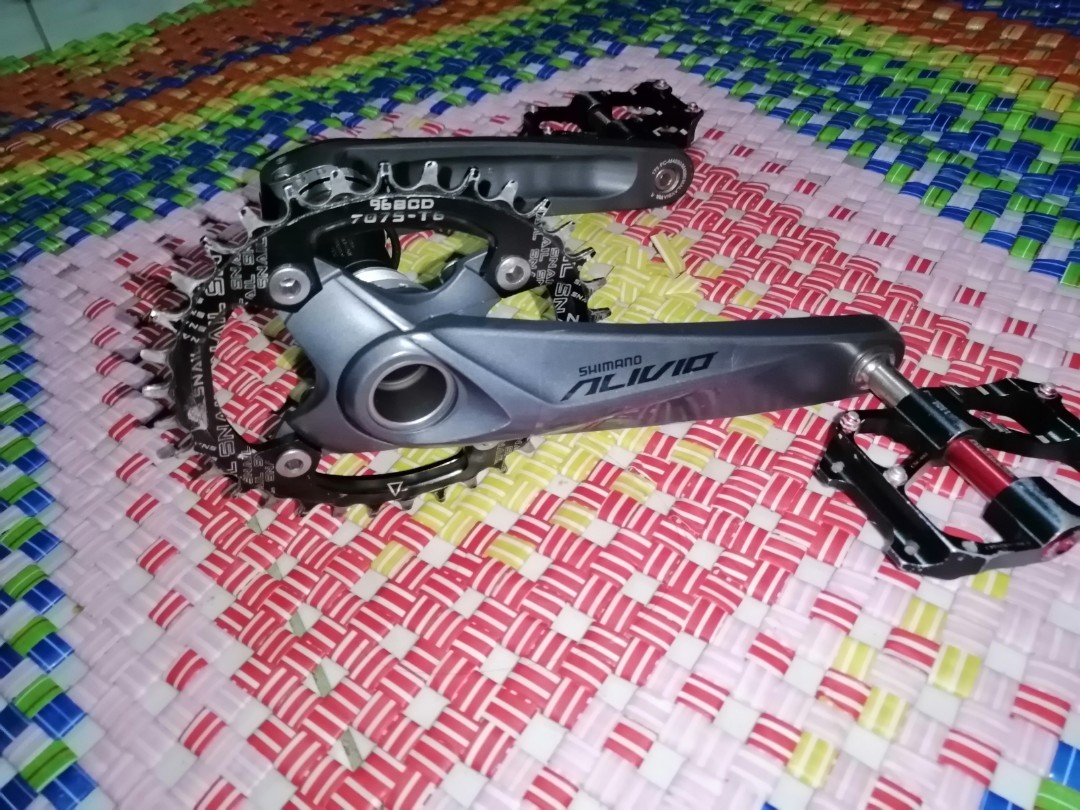 Alivio crank 96bcd snail chainring Sports Equipment Bicycles