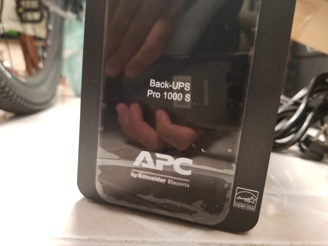 APC Back-UPS Pro 1000 S BR1000MS, 電腦＆科技, 電腦周邊及配件, Wifi及上網相關產品 - Carousell