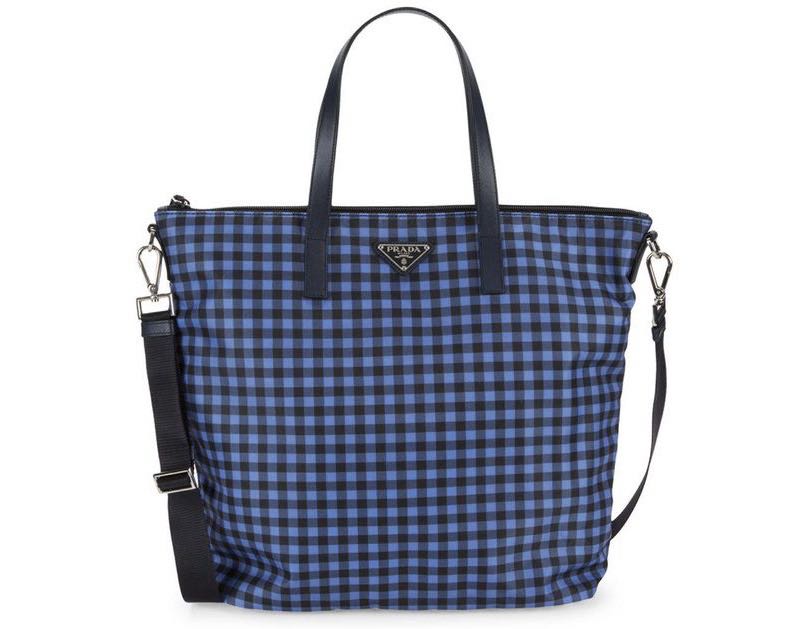 Prada 2025 gingham tote