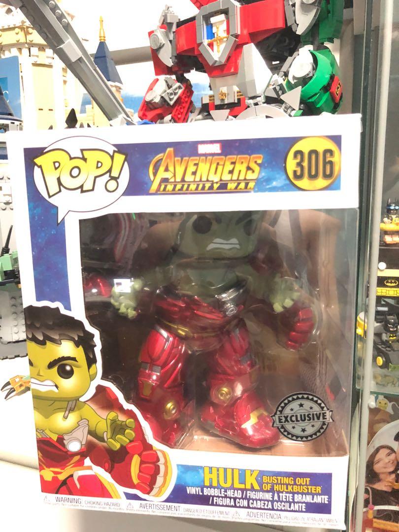 Funko Pop Marvel Avengers Hulk Busting Out of Hulkbuster #306