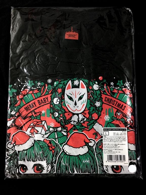 BABYMETAL T-shirt-MERRY BABY CHRISTMAS 2015 TEE (JP, Size L 
