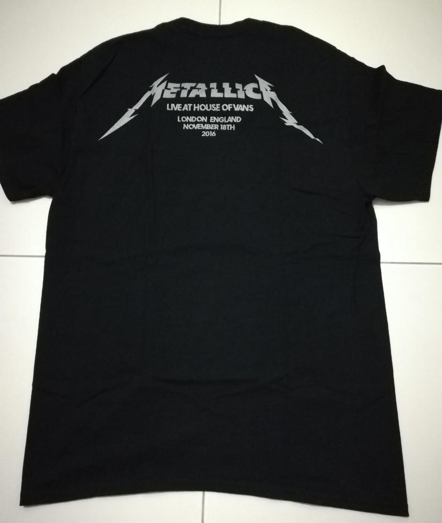 Metallica vans 2025 t shirt