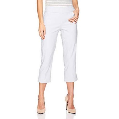 women's white capri pants