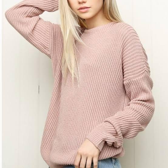 Brandy melville pink sweater shop