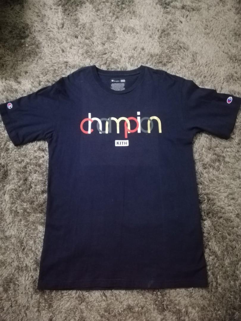 Champion kith t shirt cheap