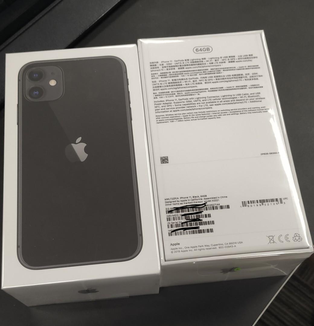 Cheapest New Iphone 11 Black 64gb Mobile Phones Tablets Iphone Iphone 11 Series On Carousell