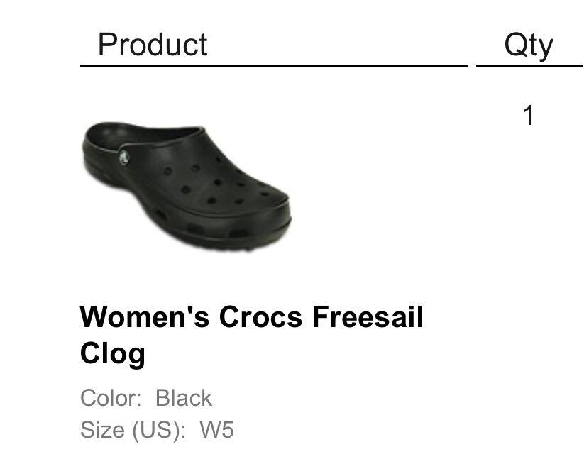 Freesail clog store crocs