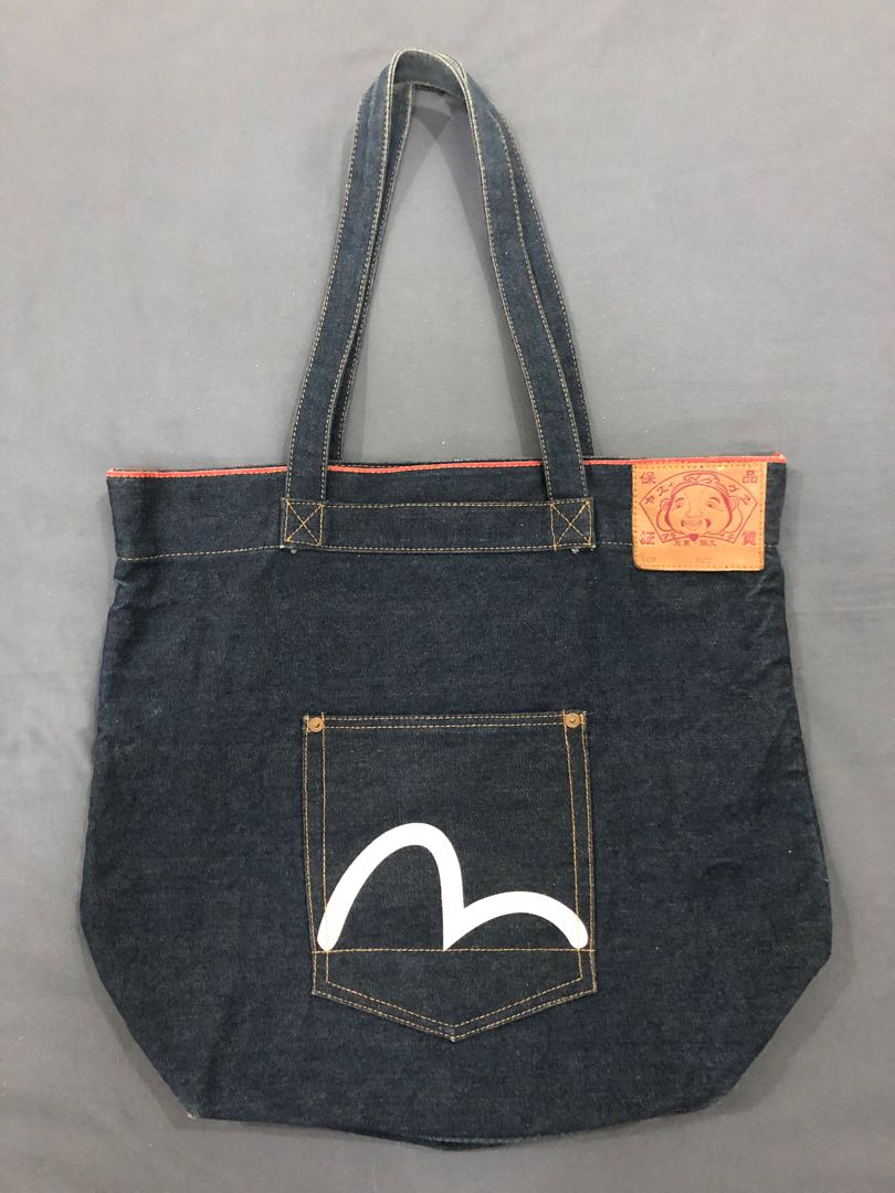 Evisu Denim Tote Bag UES RRL Denime TCB Orslow 45rpm APC Kapital