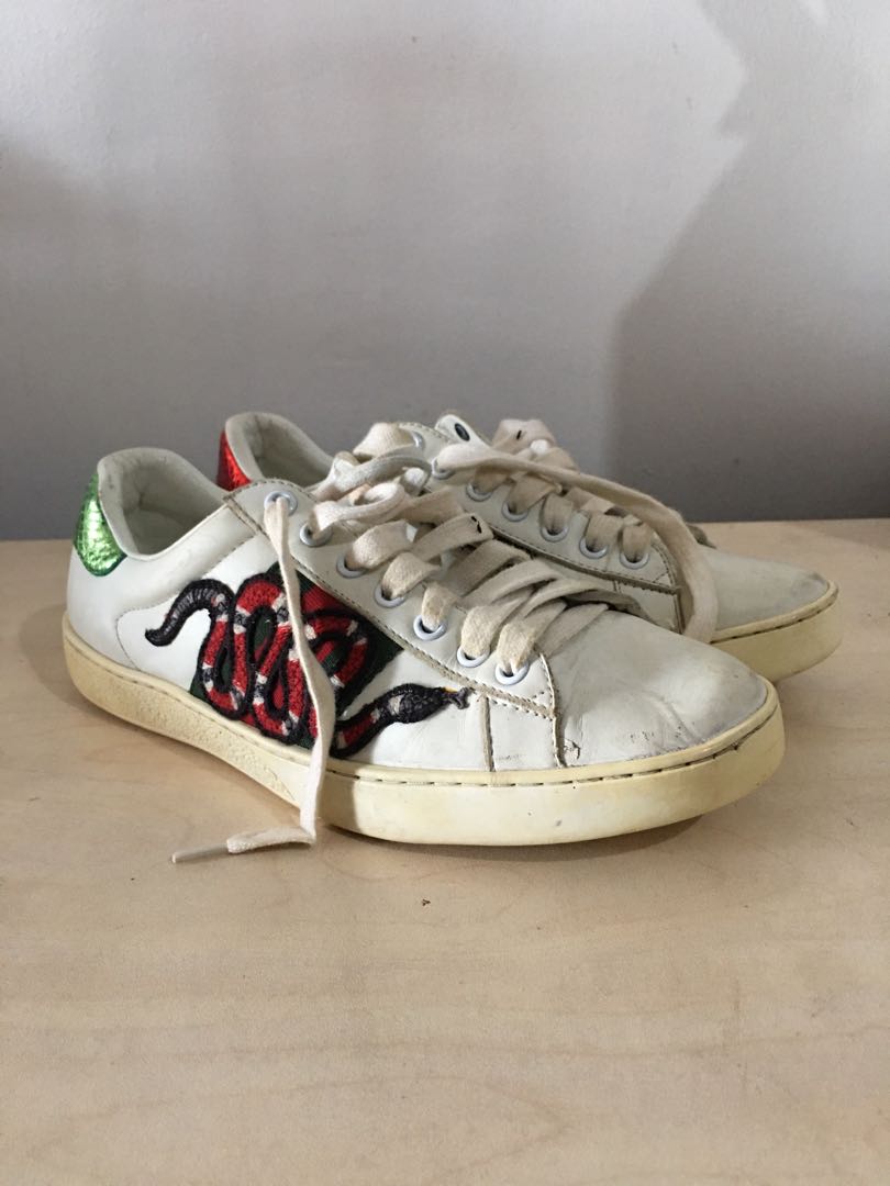 gucci sneakers all white