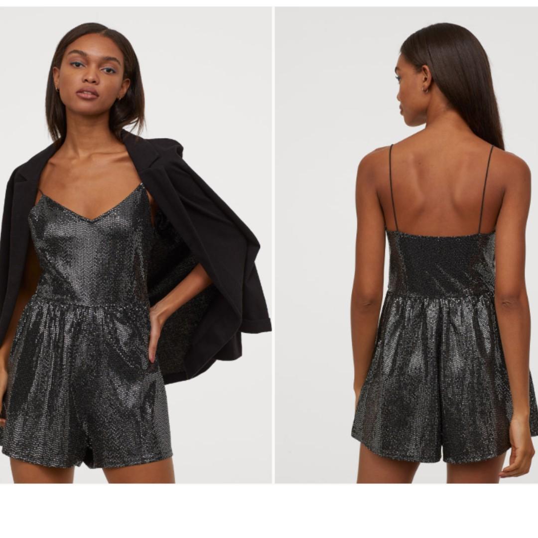 H&m sparkly romper sales