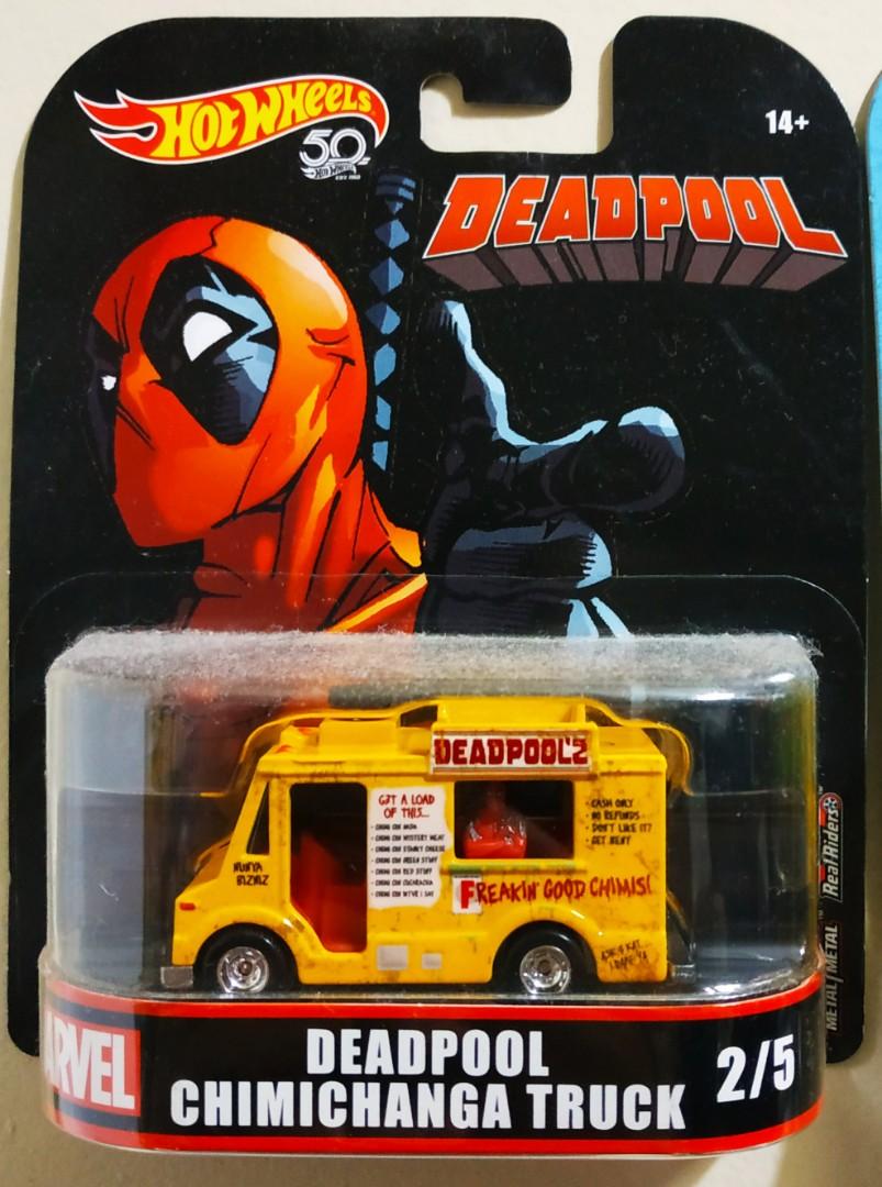 deadpool chimichanga truck hot wheels