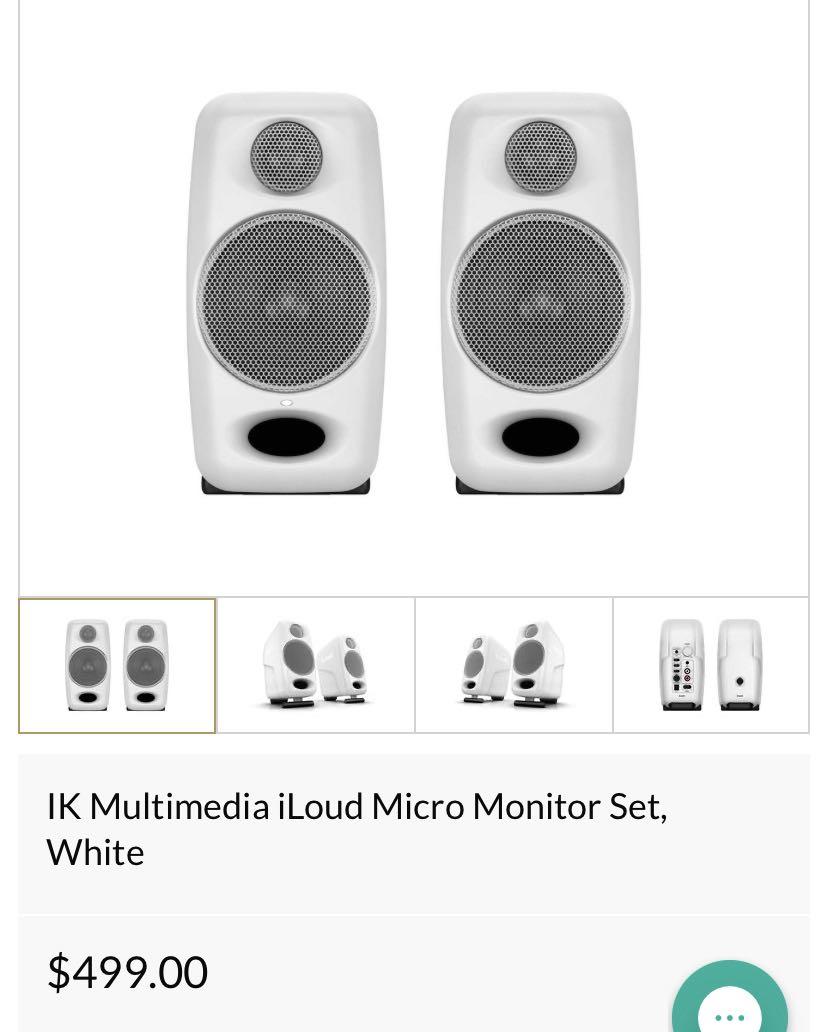 Ik Multimedia Iloud Micro Monitor Set Black Electronics Audio On Carousell