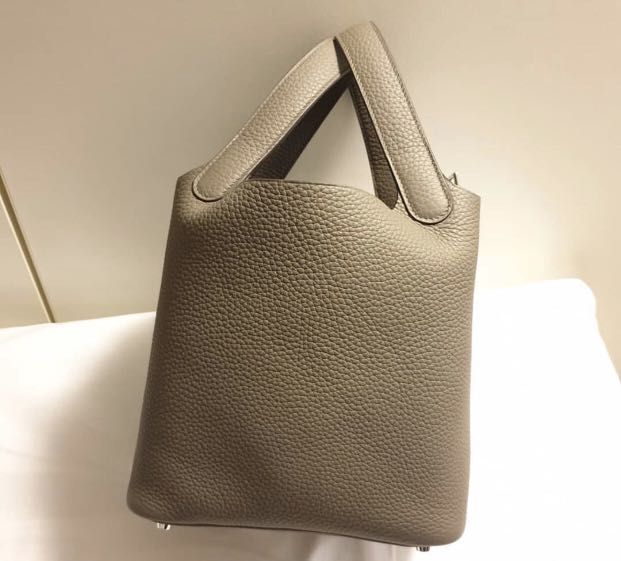 hermes picotin 18 gris etain