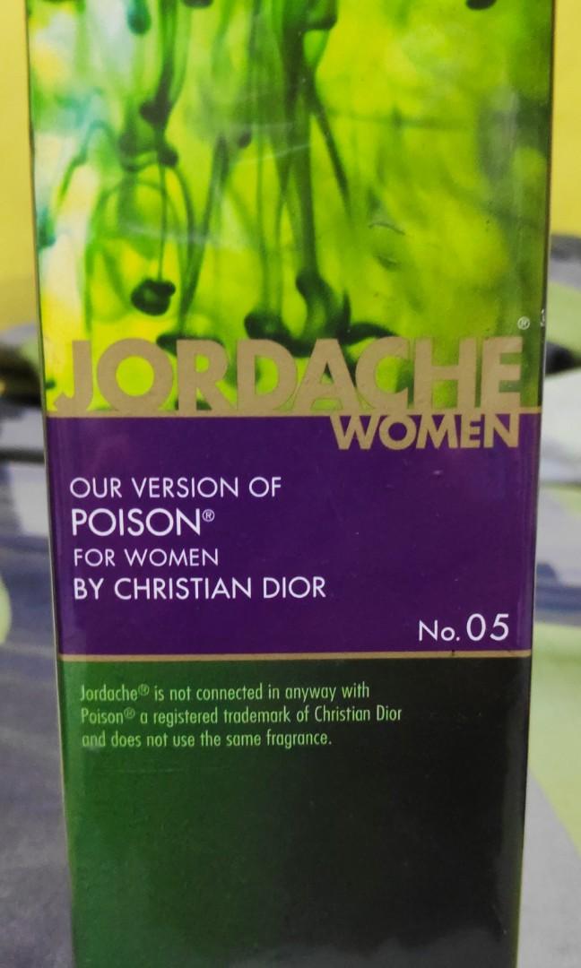 Vintage Jordache Women Perfume No. 5 Poison For Women By Christian