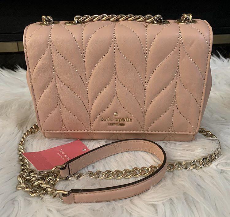 Kate Spade Mini Emelyn Briar Quilted Chain Shoulder Bag Crossbody Sling BLACK. YELLOW MUSTARD. Pink Rosy cheeks from USA Luxury Bags Wallets on Carousell