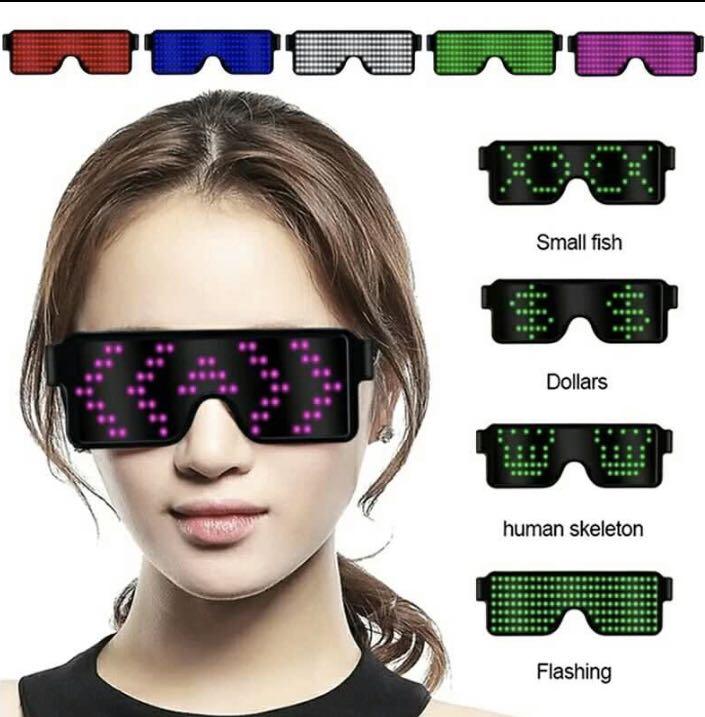 flashing spectacles