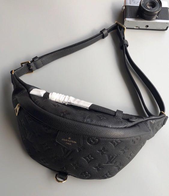 Louis Vuitton Bumbag M44812 Black monogram Empreinte Leather, Luxury, Bags  & Wallets on Carousell