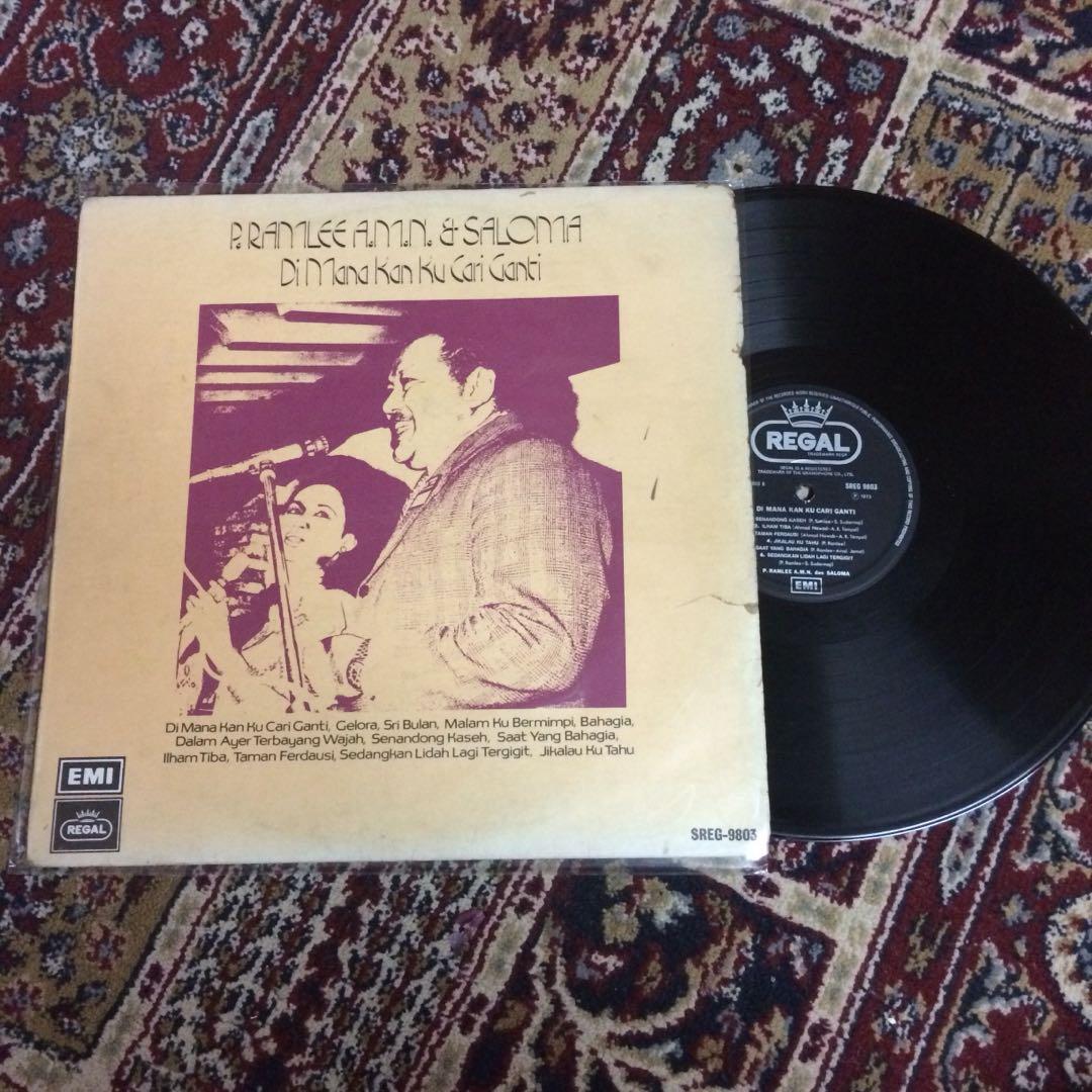 Lp P Ramlee Saloma Di Mana Kan Ku Cari Ganti Original Music Media Cd S Dvd S Other Media On Carousell