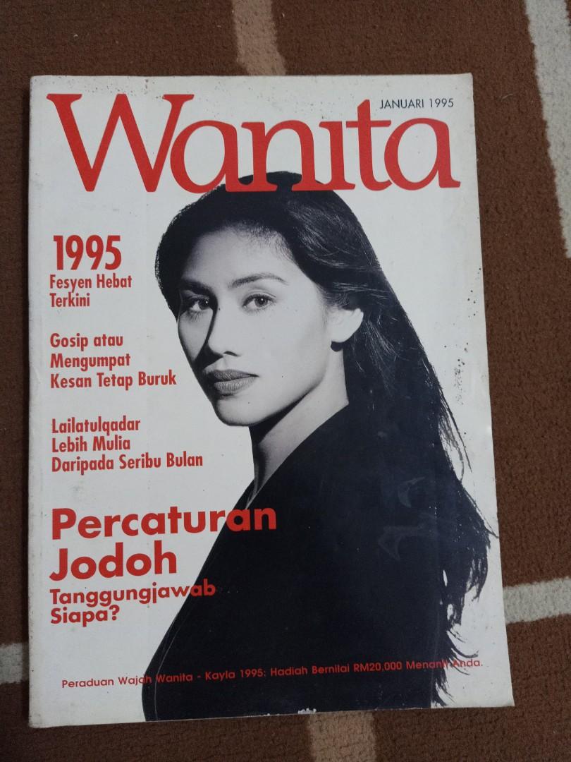 Majalah Wanita Cover By Ella 1995 Books Stationery Magazines Others On Carousell