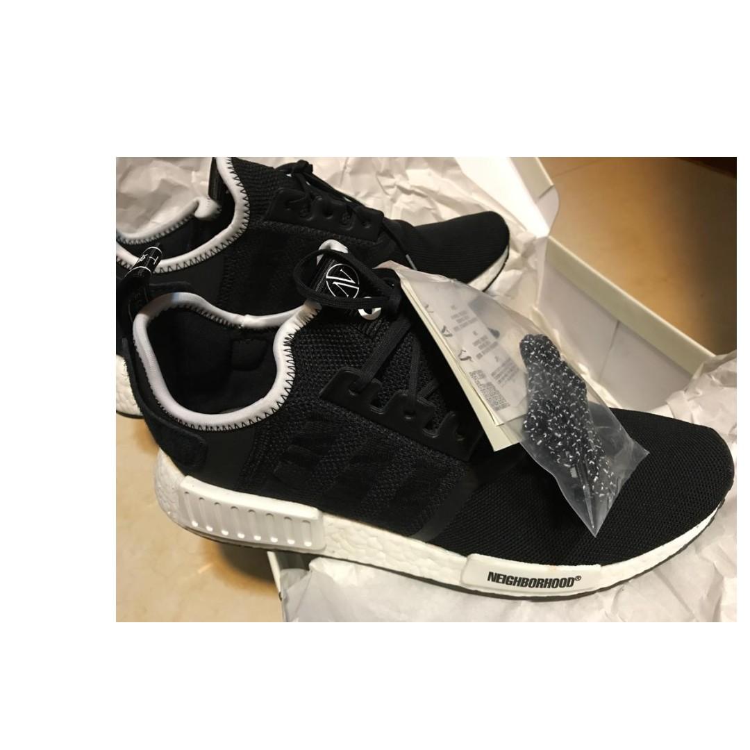 Isse svindler Løve Neighborhood x Invincible x adidas NMD R1 NBHD INV Black White, 男裝, 鞋, 波鞋-  Carousell