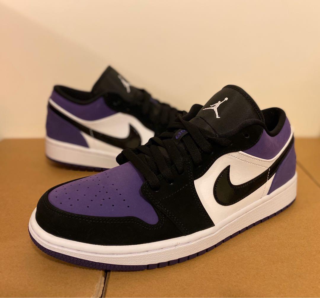 aj1 court purple low