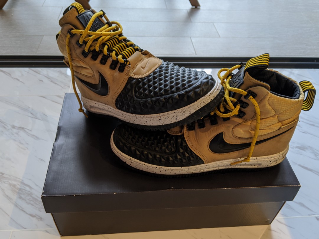 nike lunar force 1 duckboot metallic gold