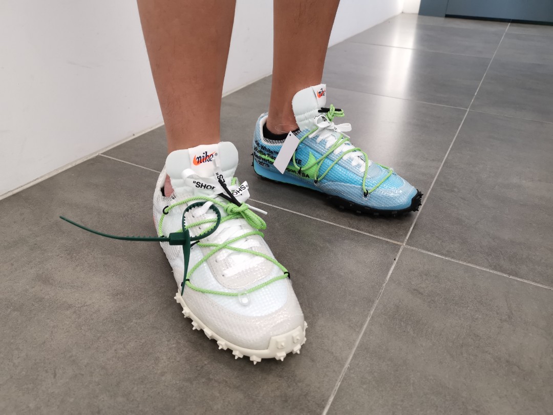 Nike x off-white cheap waffle racer qs mens