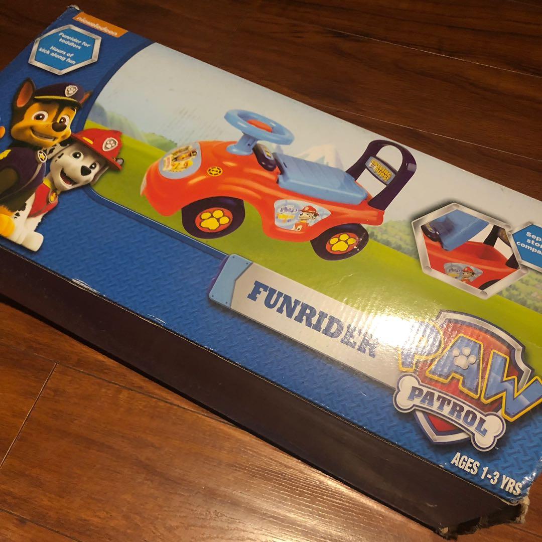 paw patrol fun rider