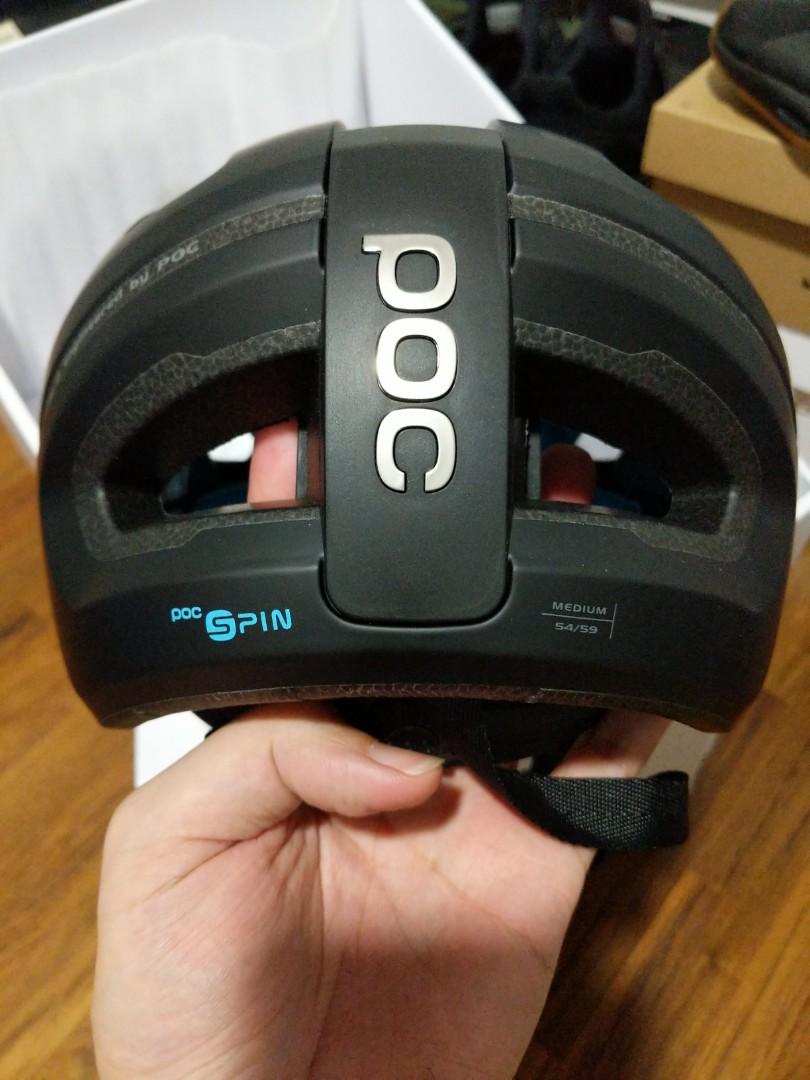 POC Omne Air Spin Bicycle Helmet M Size Matte Black Sports