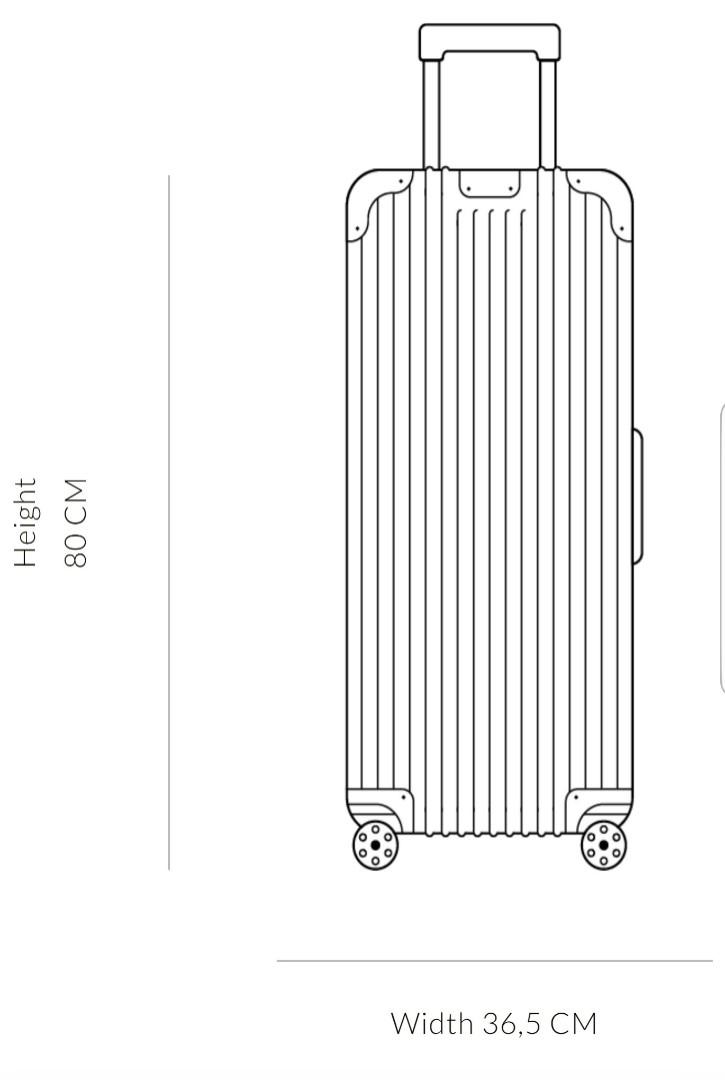 Rimowa Luggage with *10 years warranty* L size, family size, Hobbies