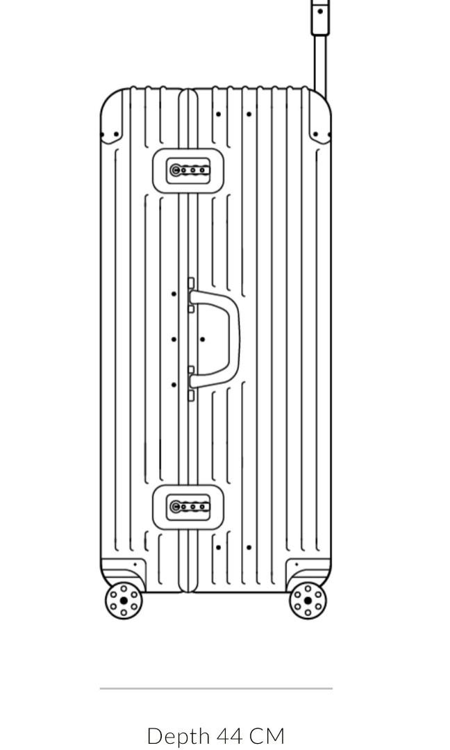 Rimowa Luggage with *10 years warranty* L size, family size, Hobbies