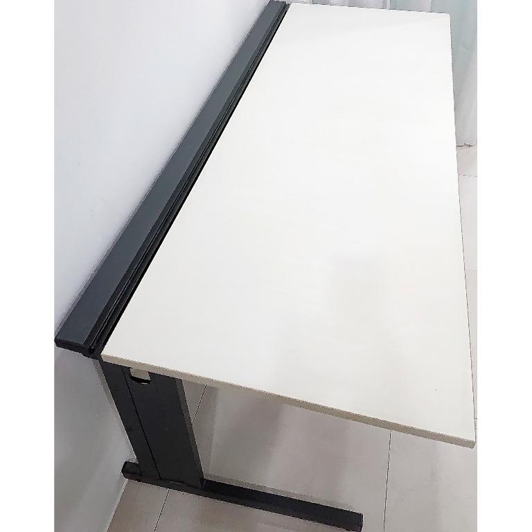 Sitoca computer workstation desk/study table with cable tray, Furniture ...