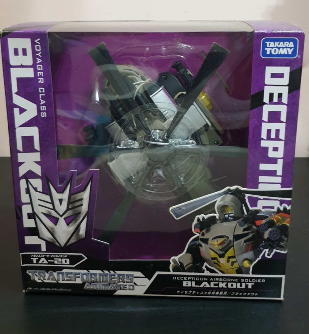 Transformers Animated TakaraTomy TA20 Blackout Decepticon, Hobbies