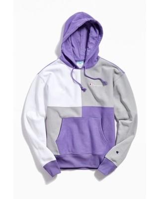 color block hoodie urban outfitters
