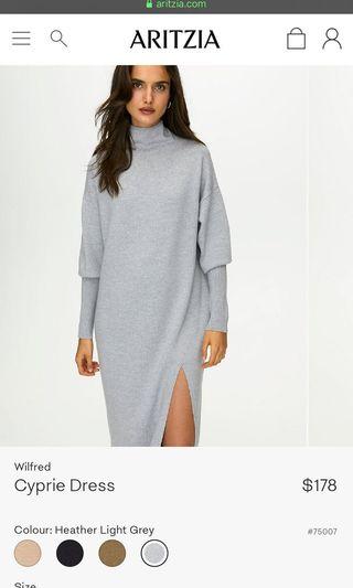 Aritzia cyprie dress new xxs