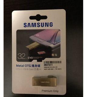 SAMSUNG Metal OTG & USB & Card 32GB