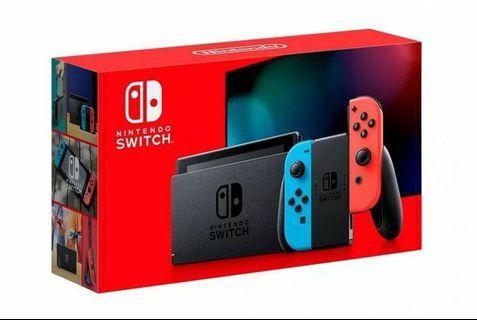 Nintendo Switch Enhanced Edition Console (Neon/Gray)