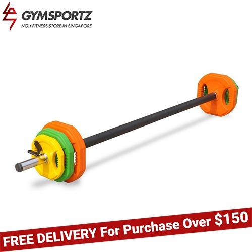 20KG Body Pump Kit Sports Equipment Exercise Fitness Toning Stretching Accessories on Carousell