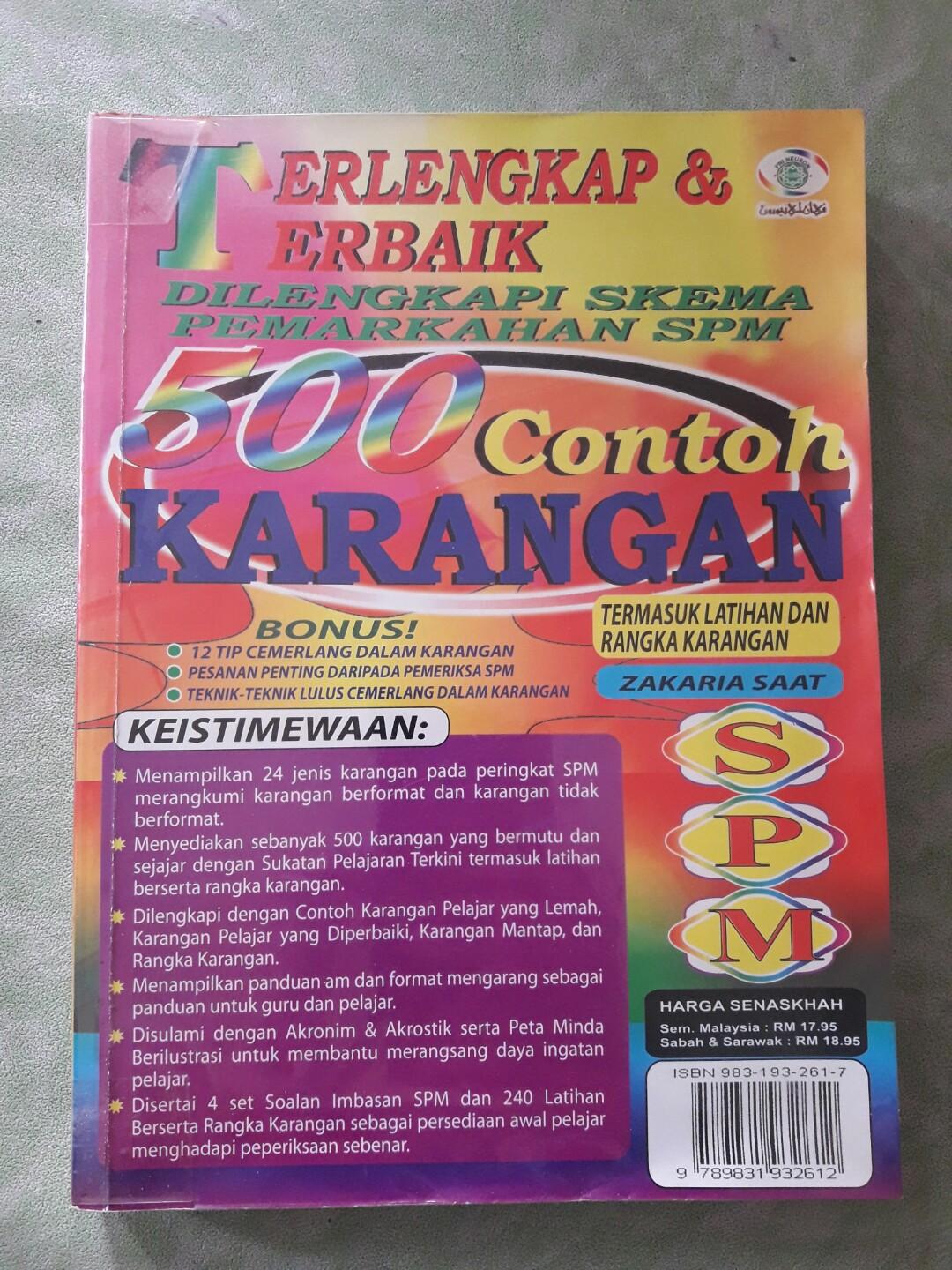 500 Contoh Karangan Untuk Spm Books Stationery Books On Carousell