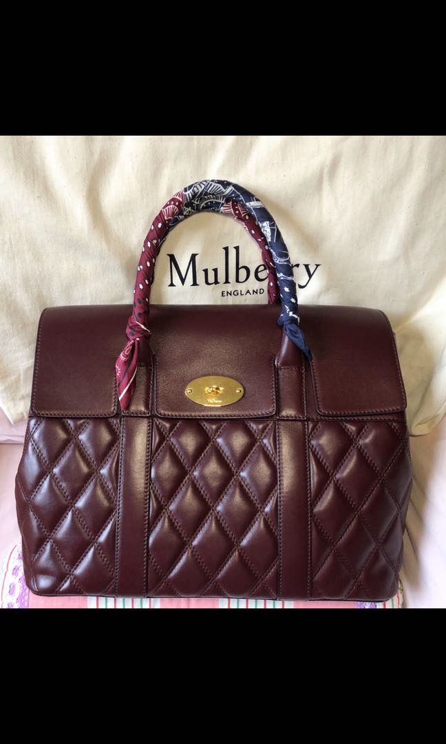 Mulberry New Style Bayswater in Oxblood Small Classic Grain Leather - SOLD