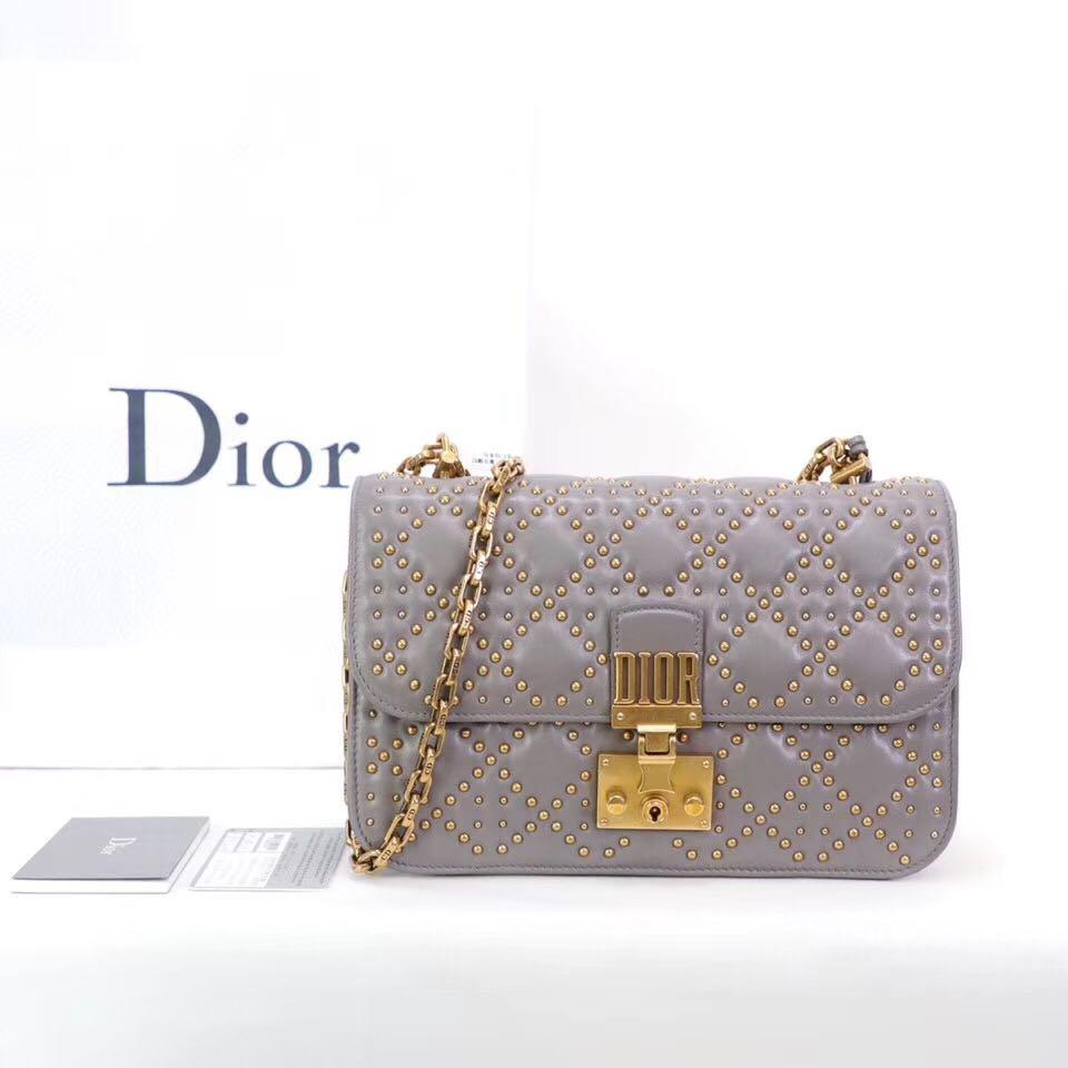 Authentic Pre Loved Christian Dior Studded Dioraddict Bag Luxury