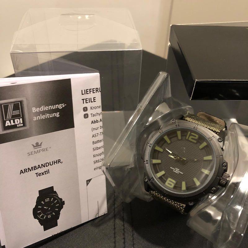 Aldi Süd Sempre Armbanduhr Aldi Bedienungsanleitung Funk