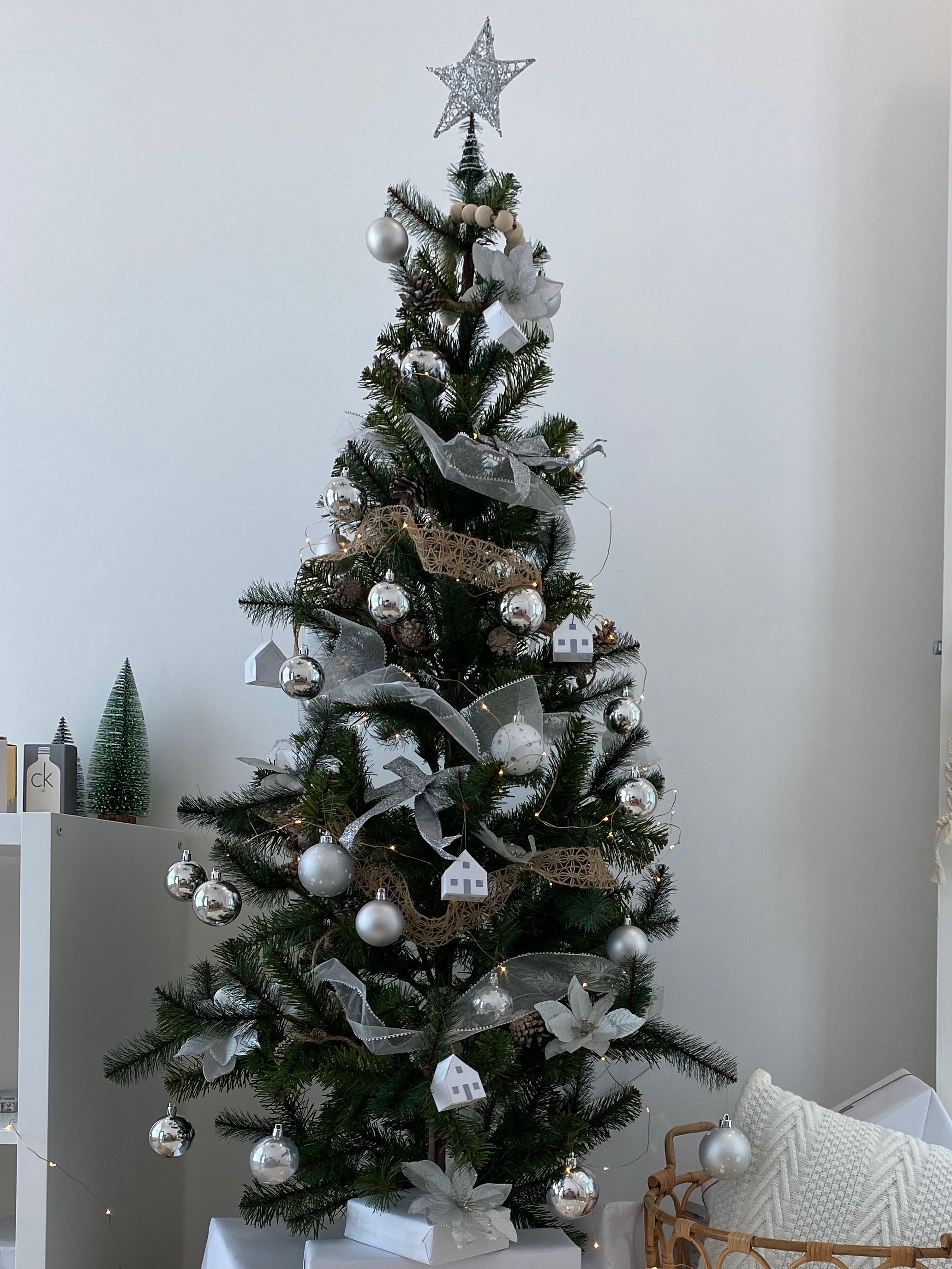 Christmas Tree Ikea Ikea Free Silver Bauble Likenew Home Furniture Home Decor On Carousell